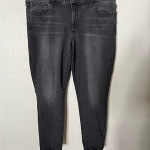 GAP Women's Charcoal Skinny Jeans